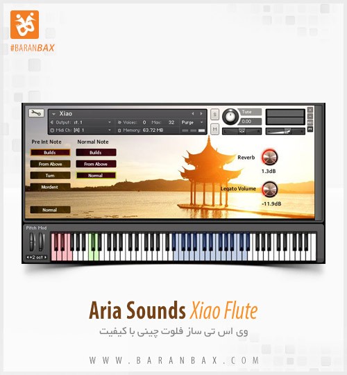 دانلود وی اس تی فلوت چینی Aria Sounds Xiao Flute