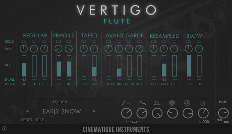 دانلود وی اس تی فلوت خوش صدا Cinematique Instruments Vertigo Flute