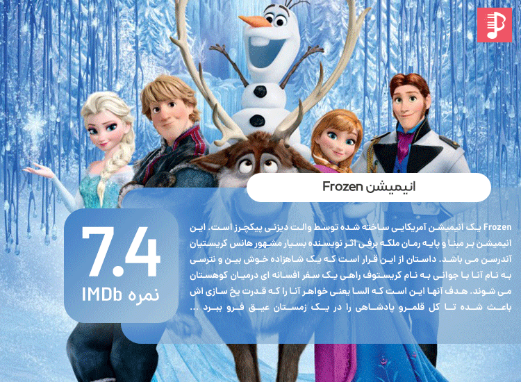 معرفی بهترین فیلم ها و انیمیشن های موزیکال انیمیشن Frozen